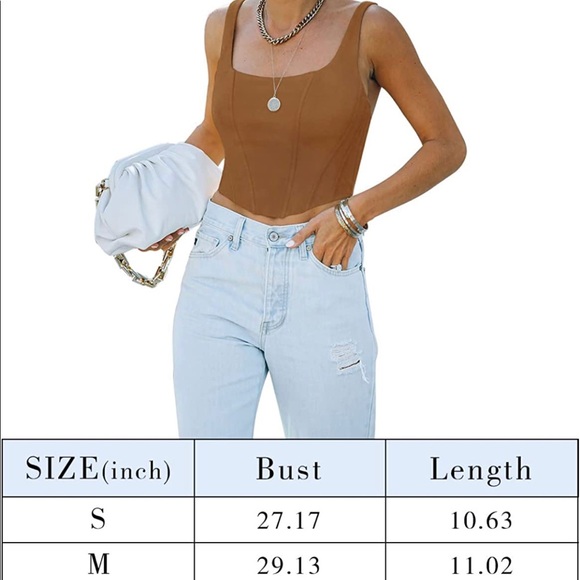 Nude Coset top with straps - Picture 6 of 6